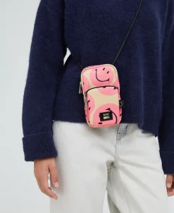 Smiley® Pinke Handy-Umhangetasche
