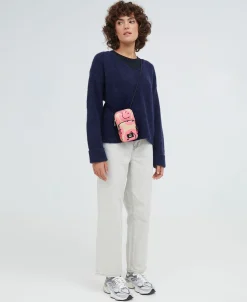Smiley® Pinke Handy-Umhangetasche